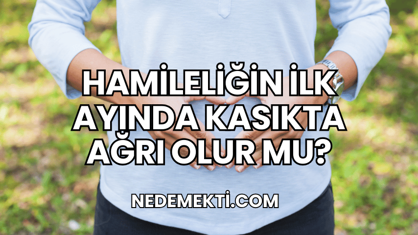 Hamileliğin İlk Ayında Kasıkta Ağrı Olur Mu?