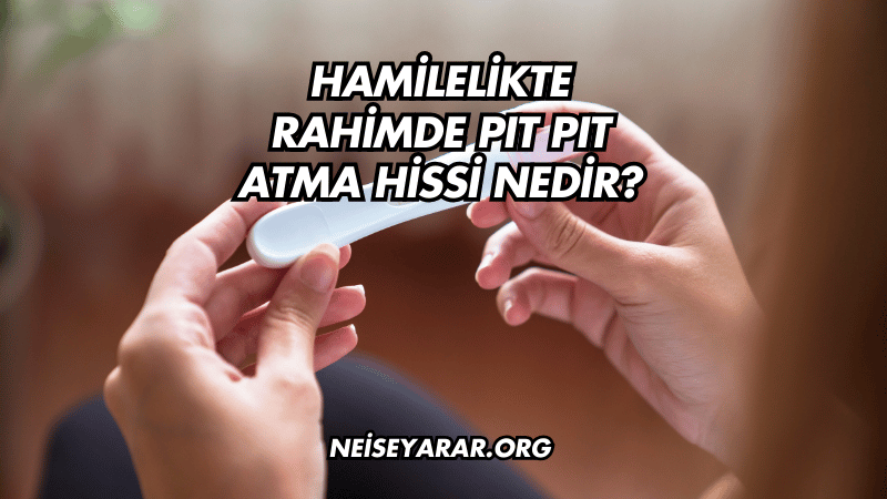 Hamilelikte Rahimde Pıt Pıt Atma Hissi Nedir?