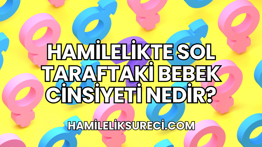 Hamilelikte Sol Taraftaki Bebek Cinsiyeti Nedir?