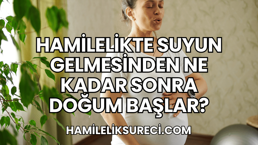 Hamilelikte Suyun Gelmesinden Ne Kadar Sonra Doğum Başlar?