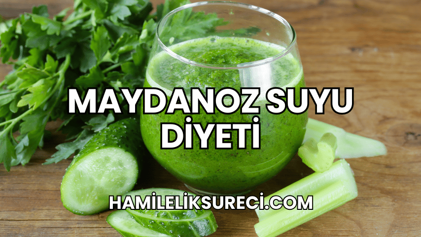 Maydanoz Suyu Diyeti