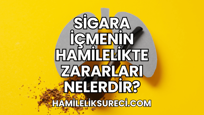 Sigara İçmenin Hamilelikte Zararları Nelerdir?