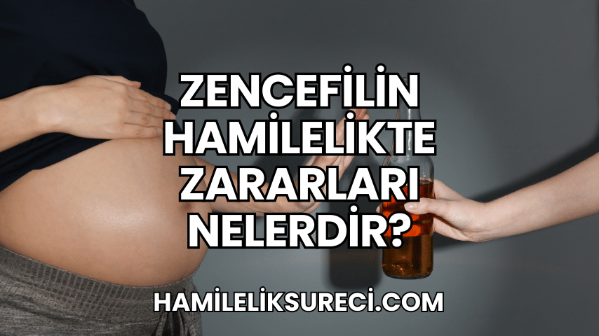 Zencefilin Hamilelikte Zararları Nelerdir?