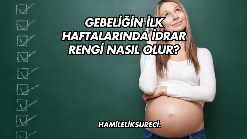 Gebeliğin İlk Haftalarında İdrar Rengi Nasıl Olur?