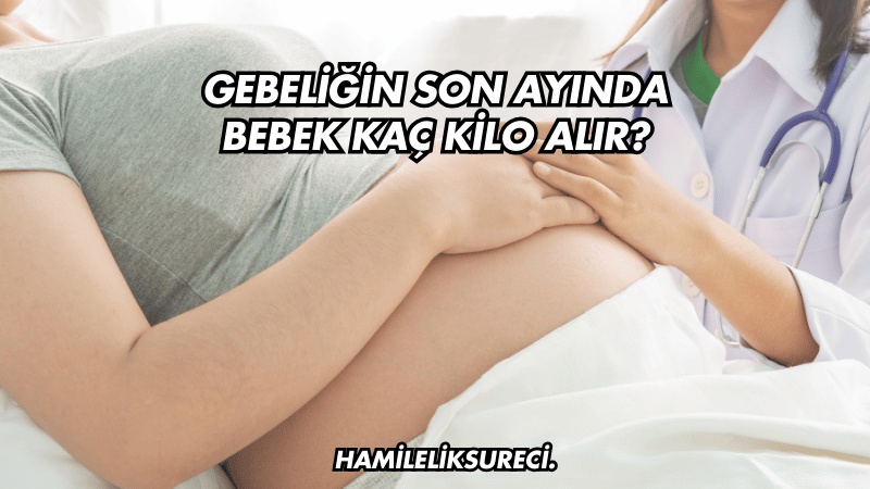 Gebeliğin Son Ayında Bebek Kaç Kilo Alır?