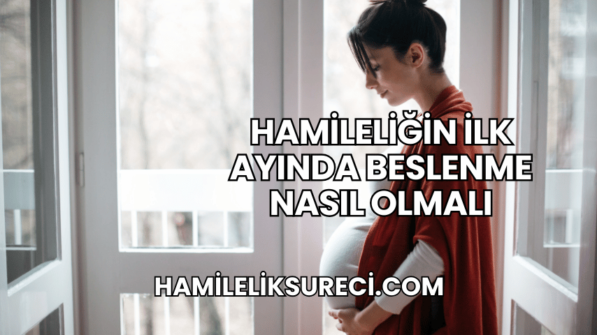 Hamileliğin İlk Ayında Beslenme Nasıl Olmalı