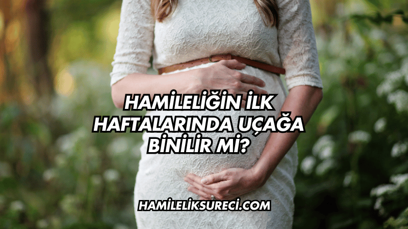 Hamileliğin İlk Haftalarında Uçağa Binilir mi?