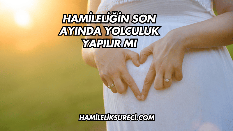 Hamileliğin Son Ayında Yolculuk Yapılır mı