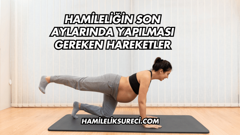 Hamileliğin Son Aylarında Yapılması Gereken Hareketler