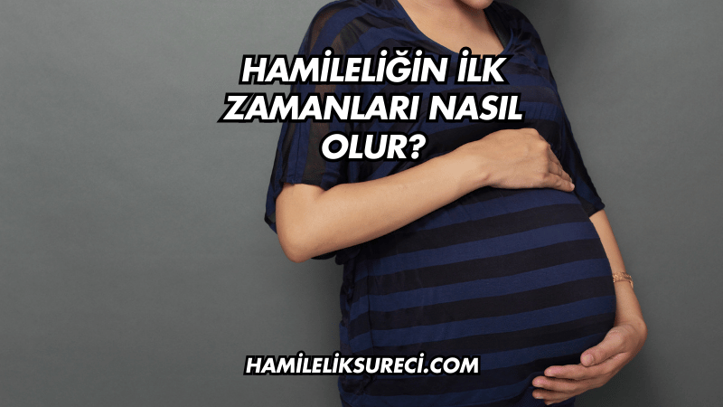 Hamileliğin ilk zamanları nasıl olur?