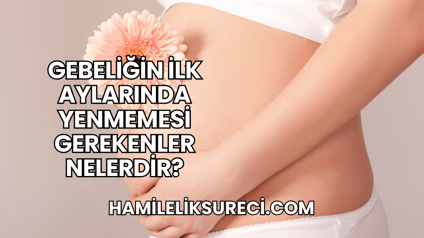 Gebeliğin İlk Aylarında Yenmemesi Gerekenler Nelerdir?