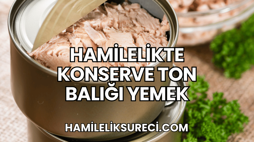 Hamilelikte Konserve Ton Balığı Yemek