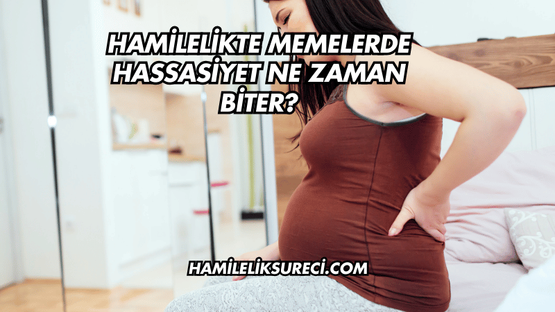 Hamilelikte Memelerde Hassasiyet Ne Zaman Biter?