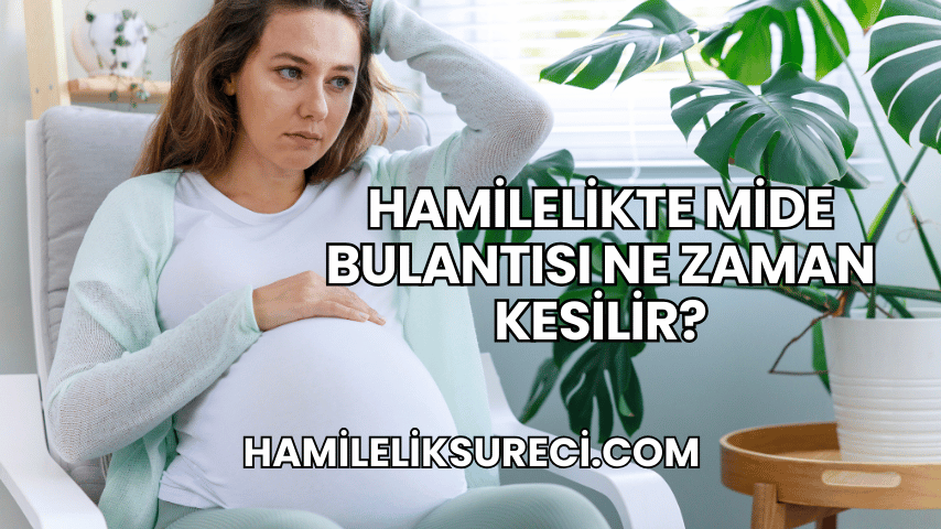 Hamilelikte Mide Bulantısı Ne Zaman Kesilir?