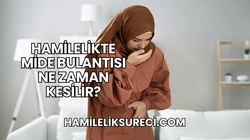 Hamilelikte Mide Bulantısı Ne Zaman Kesilir?